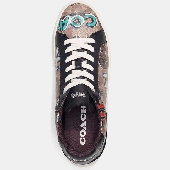 🥰 Coach X Mint + Serf Clip Low Top Sneaker In Signature Canvas - Picture 4 of 16